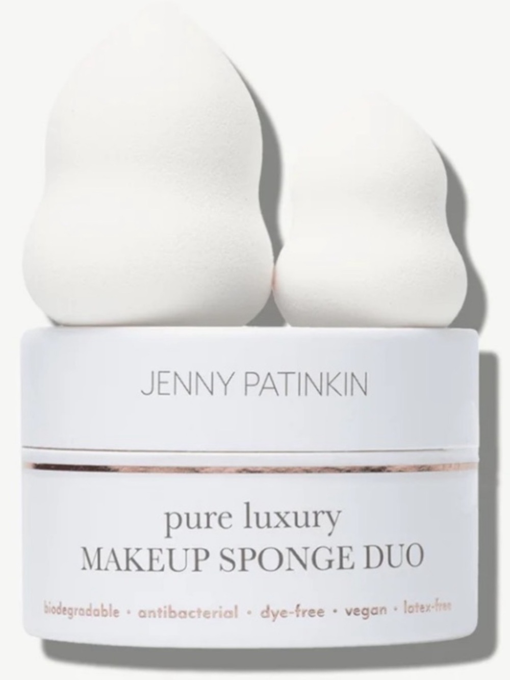 JENNY PATINKIN Pure Luxury Makeup Sponge Duo BRAND NEW/SEALED